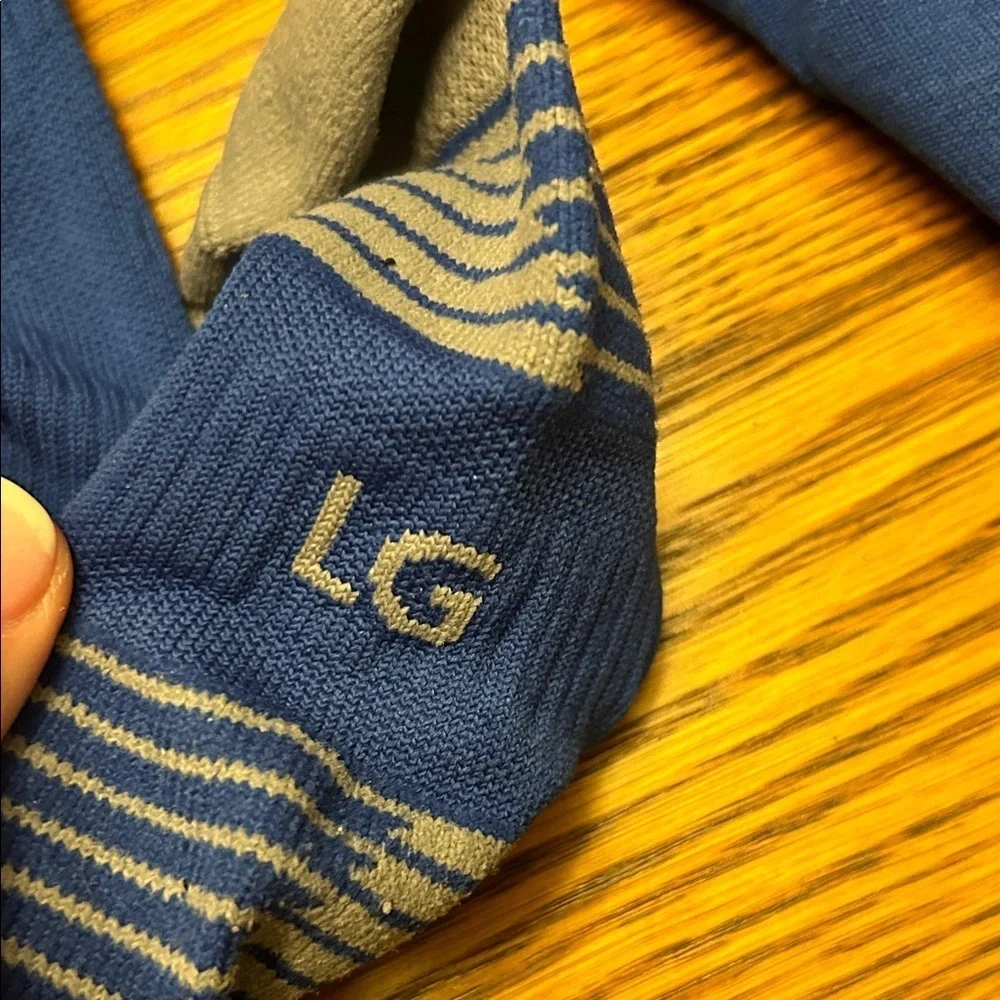 Adidas Men's Blue and Gray Athletic Socks/8